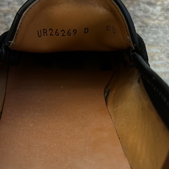 Mens vintage suede Ferragamo loafers - Picture 8 of 15